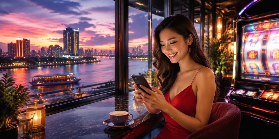 Người chơi tập trung vào màn hình điện thoại đặt cược slot tại TP. Hồ Chí Minh